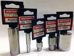 Craftsman 6,8,12 Point 1/4,1/2 Or 3/8-IN. Drive Steel Chrome Sockets Usa. Fixed Price $9.88.
