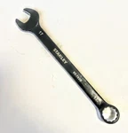 Stanley 17MM X Black Chrome Combo Wrench 12PT 95-793B Free Usa Shipping. Fixed Price $9.96.