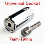 2 Universal Magic Connecting Gator Socket Wrench Sleeve Grip Drill Adapter Tool. Fixed Price $10.95.