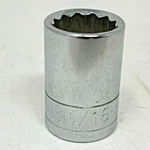 Sk Hand Tools 40122 1/2" Drive 11/16" 12PT Standard Fractional Chrome Socket Nos. Fixed Price $10.39.