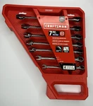 Craftsman Tools 7-PC Set 12-POINT Metric Ratchet End Wrench Part# CMMT12057 New. Fixed Price $50.00.