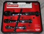 Craftsman 3 Next Generation Ratchet Set Full Polish Thin Profile 9-44992 84T New. Fixed Price $189.95.