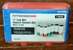 Pittsburgh 6PC Automotive 1/2" Lug Nut Impact Socket Set (metric & Sae) #69781. Fixed Price $74.74.