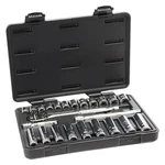 New Gearwrench 24-PIECE 3/8 Inch Standard Deep Metric Socket Set P/n 80559. Fixed Price $63.00.