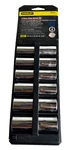 Vintage Stanley Piece 1/2 Inch Deep Socket Set New Sae 89-618 2004. Fixed Price $19.00.