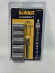 Dewalt Max Impact 3/8" Drive Sae Socket Set Piece DWASFSMI6 New. Fixed Price $17.99.