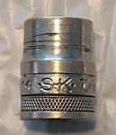 Sk Tools Usa 40914, 1/4" Drive, 7/16" Socket, Shallow, Point *knurled*. Fixed Price $5.39.