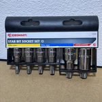 Jobsmart 6 Piece Star Bit Socket Set 3/8 & 1/2" Drive 1038285. Fixed Price $14.99.