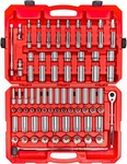 1/2 Inch Drive Shallow And Deep 6-POINT Socket Ratchet Set With Case, 83-PIE. Fixed Price $458.99.