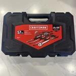 Craftsman 57 Piece 1/4-IN Drive Mechanics Set/home Hand Kit With Case. Fixed Price $79.98.