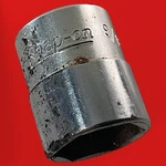 Snap-on TM18 Shallow Socket 9/16" 1/4" Drive Pt Sae Usa Mechanic Tool Flaking. Fixed Price $9.17.