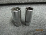 2 Champion Plug Mate Spark Sockets 3/8 Dr 5/8 & 13/16. Fixed Price $14.44.