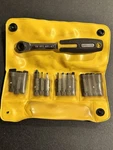 Vintage Chapman Mfg. Co Ratchet Offset No. 1316 With 15 Bits + Pouch See Details. Fixed Price $14.99.
