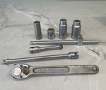 8 Pc Vtg Billings NO.S-1410 Vitalloy 1/2" Drive Ratchet S1310 S1211 S135 SD1236. Fixed Price $60.00.