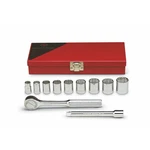 Wright 328 3/8" Drive 11 Piece Standard Socket Set 12-PT In Metal Toolbox. Fixed Price $175.25.
