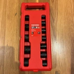 Craftsman Impact Socket Set, Metric, 1/2", 12PIECE (CMMT15885). Fixed Price $65.00.