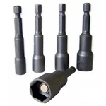 Neiko 10066A 5 Pc Sae Quick Change Hex Shank Magnetic Power Nut Driver Set. Fixed Price $7.95.