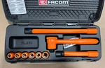 Facom Tools 9PC 1000V Insulated Metric Socket Set 3/8 Drive 12PT J.400A Vse New. Fixed Price $144.99.