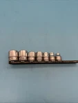 Snap-on Tools 7 Piece 3/8 Drive Sae Point Double Square Socket Set 1/4-5/8. Fixed Price $122.46.
