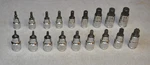 18 - Pittsburgh Sockets 9 Torx Bit & Hex Sae. Fixed Price $14.95.