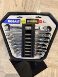 Kobalt 8-PIECE Pro 90 Flex Box End Ratcheting Set #0338365. Fixed Price $48.00.