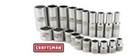 Craftsman- Ez Read Sockets New 1/2 & 3/8" Drive Shallow Deep Metric/sae. Fixed Price $12.95.