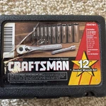 Vintage Craftsman Sae 12 Piece 1/4" Drive Socket Set # 934781, Made Usa. Fixed Price $70.00.