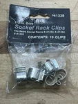 Vtg Nos Sears Craftsman 1/2" Drive Socket Rack Rail Metal Clips 10PC 41338 Usa. Fixed Price $25.00.