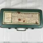 Vintage 40 Piece Ratchet Socket Wrench Set 3/8 1/4 Metric Metal Case. Fixed Price $33.00.