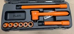 Facom Tools 9PC 1000V Insulated Metric Socket Set 3/8 Drive 12PT J.400A Vse New. Fixed Price $209.97.