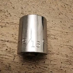 Craftsman Usa 9/16" Socket 12 Point 3/8" Drive -v- 44334. Fixed Price $9.50.