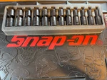 Snap-on 312IPLM 12PC 10-24MM 6-POINT Metric Shallow Impact Swivel Socket Set. Fixed Price $665.00.