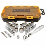 Dewalt DWMT73804 Ratchet Set With Carrying Case - 34 Piece. Fixed Price $32.00.