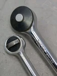 Great Neck 3/8 Ratchet + 1/4 Mixed Set 2PC Knurled Handle Chrome. Fixed Price $16.87.
