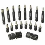 18PC Steelman Tamper Proof Diamond Force Torx Star Bit Socket Driver Set 78764. Fixed Price $49.99.