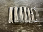 New Husky Socket 1/4 Drive 6 Pt Shallow Deep Mm Any Size. Fixed Price $10.00.