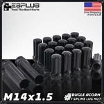 24PC Black M14X1.5 2" 7 Spline Lug Nut+key Fit Nissan 2022-2024 Armada/titan Xd. Fixed Price $25.99.