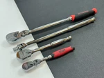 Icon Pittsburgh 4PC 3/8" & 1/4" Drive Flex Head Ratchet Breaker Bar Set Lot. Fixed Price $129.99.