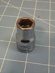Snap On TW161A 1/2" Sae Drive Shallow Point Chrome Socket. Fixed Price $14.52.