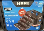 Hart 300 Piece Mechanics Tool Set Box Case Chrome Sae & Metric Ratchet Socket. Fixed Price $139.99.