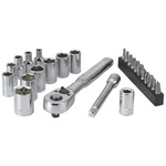 Craftsman Socket Set, Metric 1/4-IN. Drive, 24 Piece (CMMT12010LZ). Fixed Price $38.95.