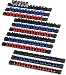 12PC Abs Socket Organizer Portable Rail Holder For Toolbox 1/4" 3/8" 1/2". Fixed Price $25.97.