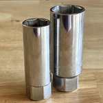 Husky 5/8" And 13/16" Spark Plug Socket Set 3/8" Drive W/ Grommets Vtg Usa. Fixed Price $19.95.