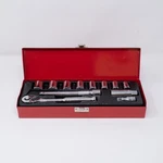 Klein Tools 65504 3/8-INCH Drive Socket Wrench Set, 12-PIECE With Metal Box. Fixed Price $49.99.