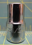 Stanley Proto J5416 Chrome Sae 1/2" Socket 12 Pt Drive Made In Usa. Fixed Price $8.00.