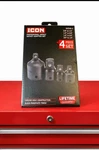Icon Tools Impact Socket Adapter Set, Piece IA234S-4 Item 57717. Fixed Price $27.99.