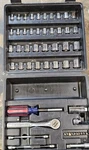 Vintage Craftsman 1/4" & 3/8" Drive 53PC Sae Metric Socket Set 33653 Made Usa. Fixed Price $69.99.