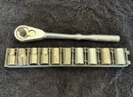 Craftsman 1/2" Drive Quick Release Reversible Gunmetal Ratchet Gm + 10MM-19MM. Fixed Price $35.15.