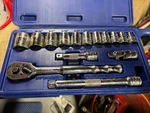 Williams 15PC 3/8" Drive Socket Ratchet Extension Set Tools Lightly Used Sae. Fixed Price $70.00.