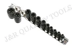 11 Pc Female Tork Bit Socket Torx Star Wrench Driver Tool Set Kit. Fixed Price $12.95.